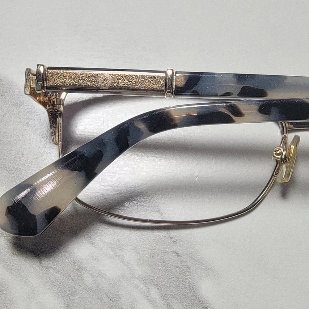 Kate Spade Laurianne WR7 Black Gold Tortoise Eyeglass Frames 52-16-140
